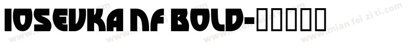 Iosevka NF Bold字体转换
